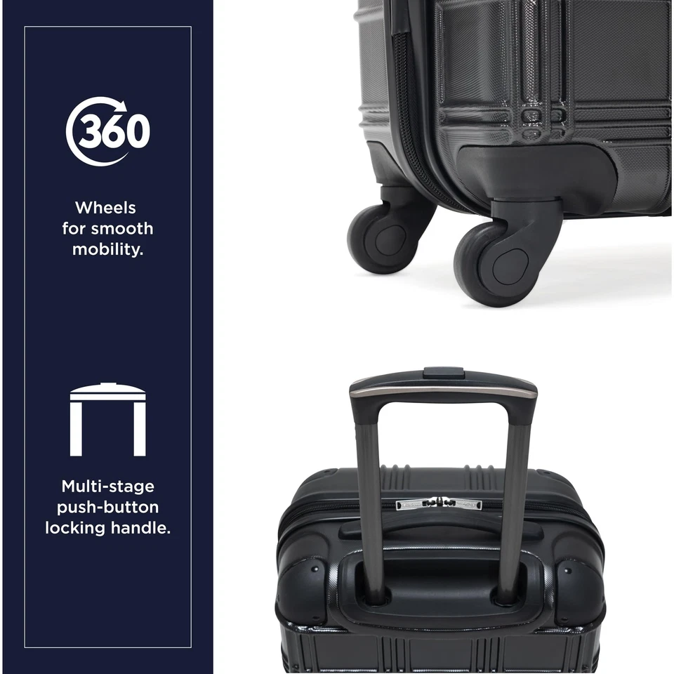 Equipaje de viaje Nottingham ligero rígido de 4 ruedas giratorio, carbón, 28-... Foto 4 de 4