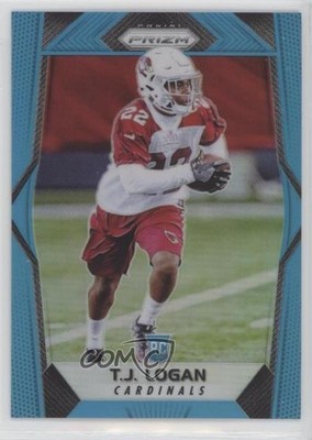 2017 Panini Prizm Rookies Light Blue Prizm 162/199 TJ Logan #278 Rookie RC fm0