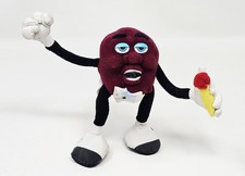 California Raisins 1988 Microphone Raisin Bendable Figures Applause Vintage NIP