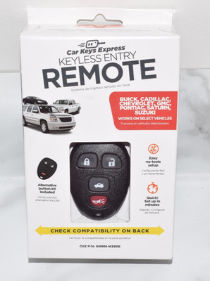 CAR KEYS EXPRESS KEYLESS ENTRY REMOTE - BUICK,CADILLAC,CHEVROLET,GMC,SATURN