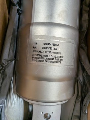 SPX FLOW M38BP821392 Ball Valve 3'' BW connection, NC, 316SS,EPDM seals,PTFE seat