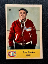 TOE BLAKE 1959-60 PARKHURST NHL HOCKEY 59-60 #27 VGEX+           90808