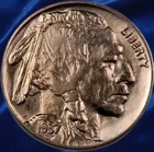 1937 Buffalo Nickel - GEM BU UNCIRCULATED/Full Horn Sharp Details  Estate Find
