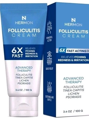 Hermon Folliculitis Treatment Cream 100g Relieves Itching Redness Irritation