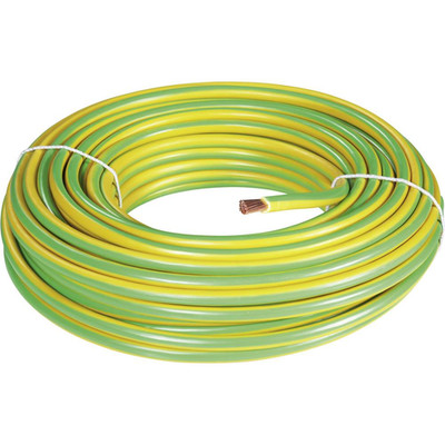 BKL Electronic Erdungskabel Leitung H07V-K 16 mm² Grün Gelb 25 m