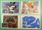 DR WHO 1961 FRANCE 4 FDC ART MAXIMUM CARD R26504