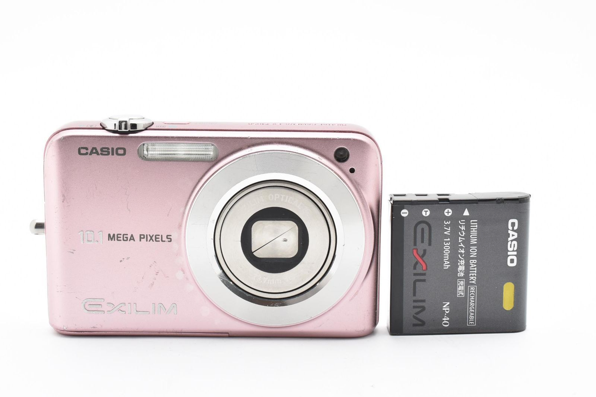 Casio Exilim Ex-Z1050 Pink 10.1MP 3x Zoom Compact Digital Camera