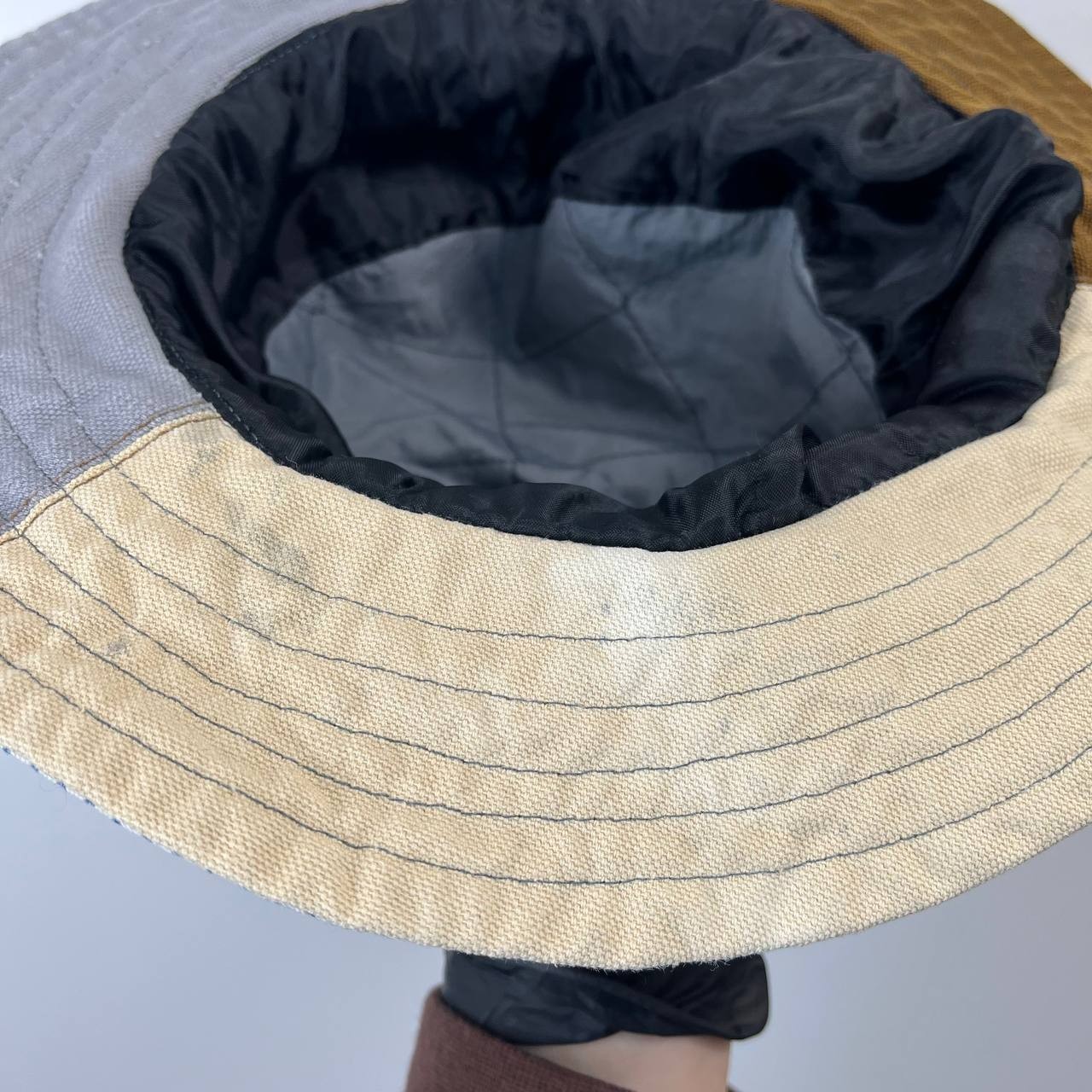 Carhartt Patchwork Bucket Hat Multicolor Denim Ca… - image 5