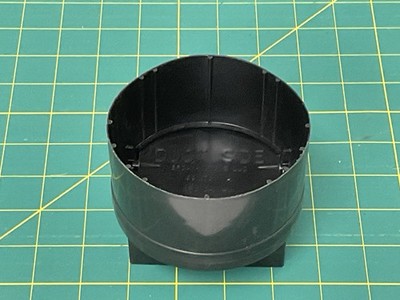 Broan Nutone  4'' Damper/Duct Connector, Black CAV3 SM CAV4 99111701/99111700
