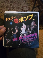 Runaways Cherry Bomb Japan 45 Stunning Vinyl