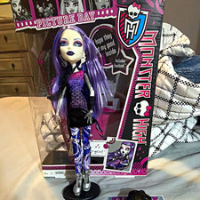 Monster High Picture Day Spectra Vondergeist 11 in Doll Outfit Purse Accs