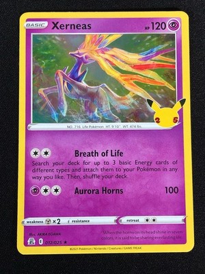 Pokemon Xerneas 012/025 Holo (NM)