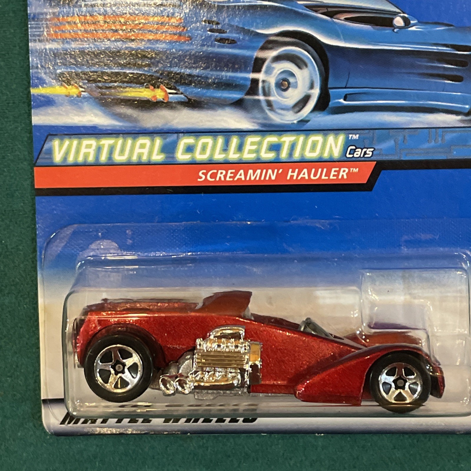 2000 Hot Wheels #156 Virtual Collection Cars SCREAMIN' HAULER Red w/Chrome 5 Sp.