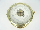 Vintage Schatz German Mariner Ships Barometer Thermometer Working