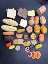 Pretend Play Food Lot Kids Toy Bread Loaves Buns Pretzels Crackers 48 Pieces