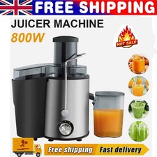 800W-500ML Juicer Machine Whole Fruit Vegetable Juice Extractor Stainless Steel