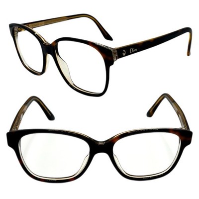 Christian Dior DiorMontaigne n°08S Brillengestell - Havanabraun - Made in Italy
