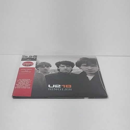 U2 – U218 Singles 2LP NEON ORANGE VINYL NEW SEALED MINT Target BONO EDGE - Imagen 4 de 6