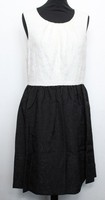 Damenkleid Kleid Spitzenkleid Spitze Ecru Schwarz Manoukian Gr. 40 Neu