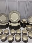 68pc Franciscan Renaissance Platinum Masterpiece China Set - Service for 12+