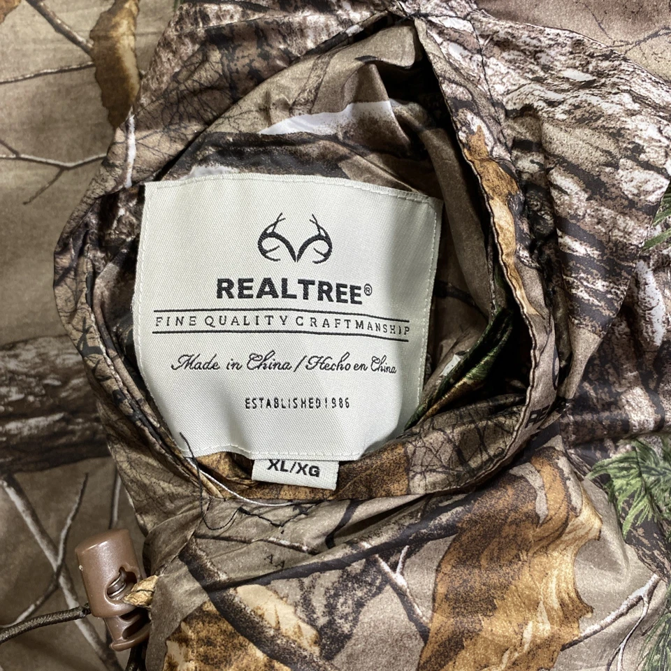 Camo Realtree Vest Reversible Mens Puffer Hunting Fishing Outdoor Size XL Trail - Image 3 of 4