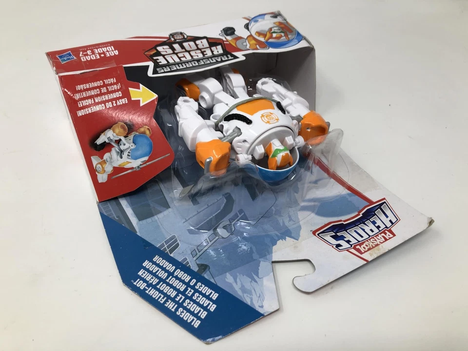 Playskool Heroes Transformers Rescue Bots Rescan Blades The Flight Bot Action Fi - Image 4 of 4