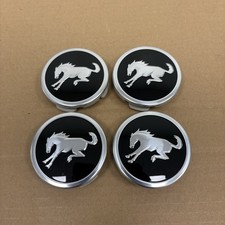 Set 4 Center Caps Ford Bronco 2021-2027 Oem Blackchrome Fl34-1a096-hb