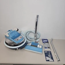 Vintage Hoover Celebrity IV Elite Baby Blue Vacuum Cleaner Atomic MCM Prop MINT