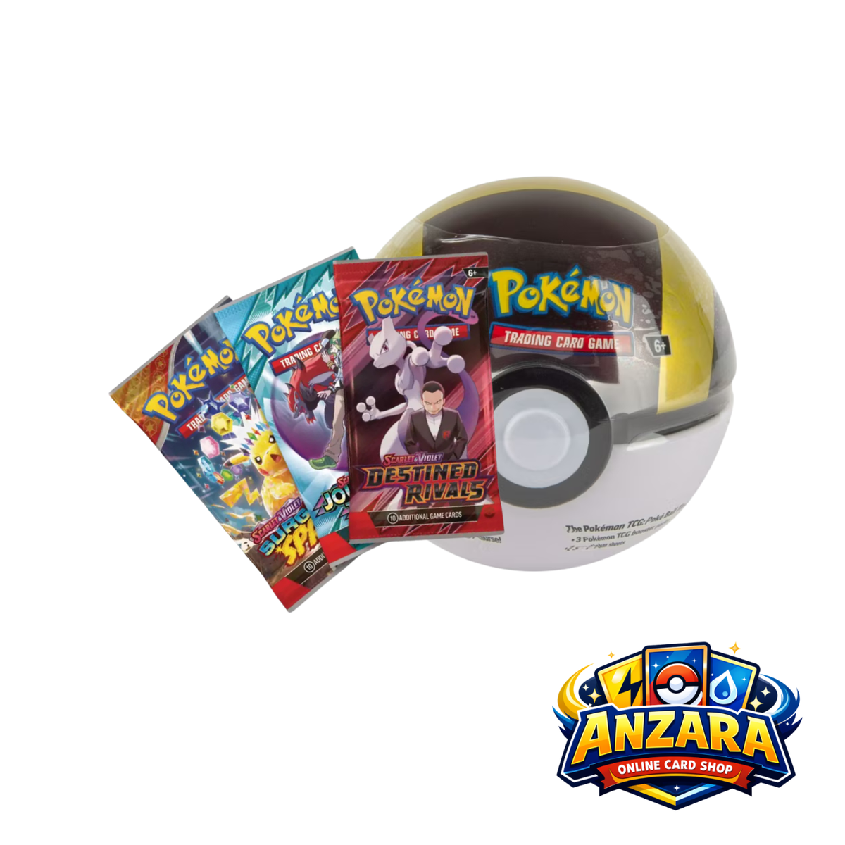pokemon booster pack tin Pokemon Sword & Shield Slashing Legends Zacian ex Tin Set [4 Booster Packs  & Promo Card]