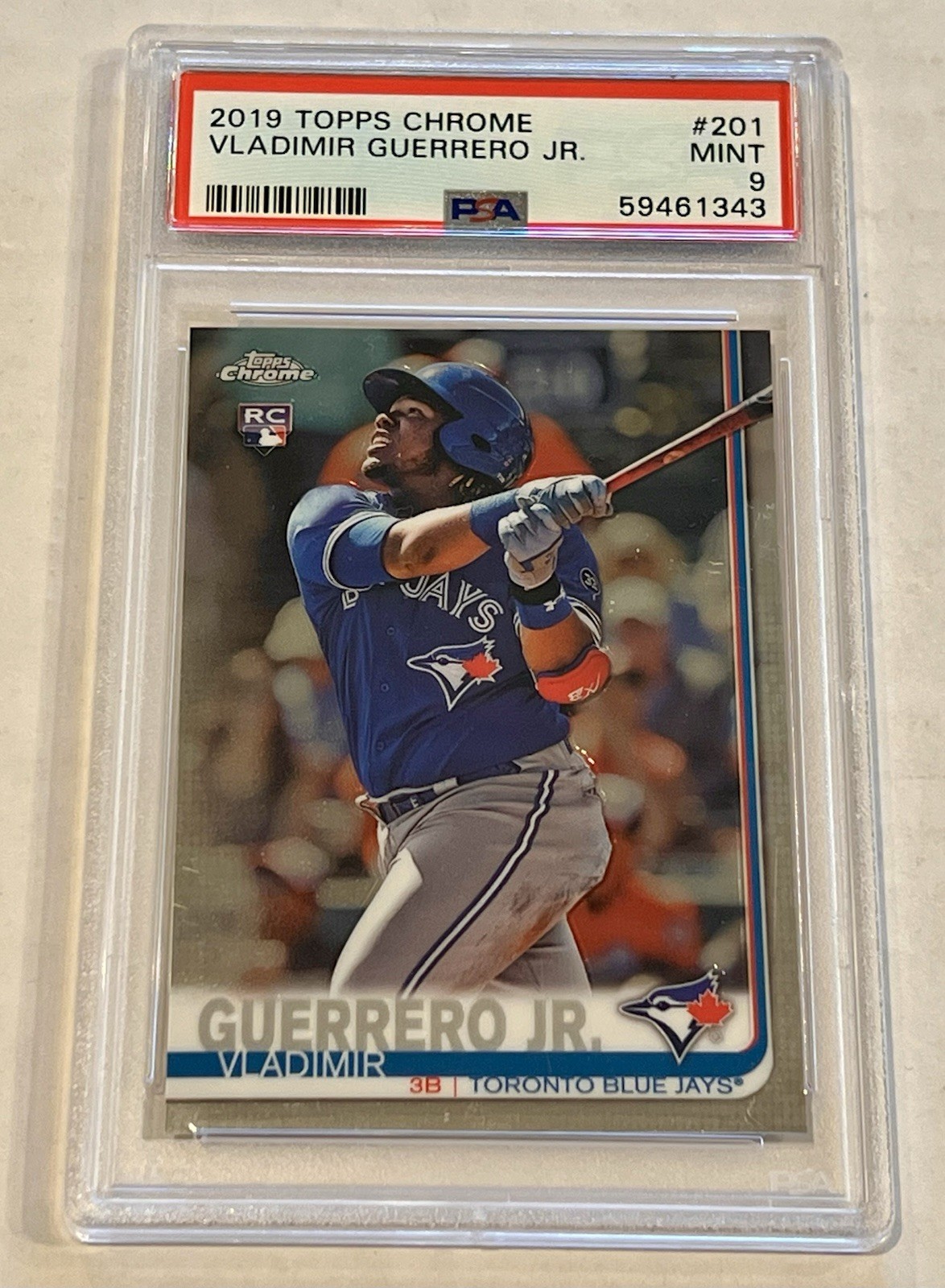 2019 Topps Chrome Vladimir Guerrero Jr. #201 Rookie PSA 9
