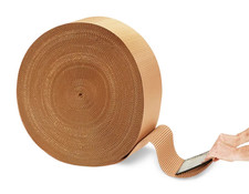 Corrugated Cardboard Wrap Roll - 9" x 250' A Flute - Made from Recycled Content
