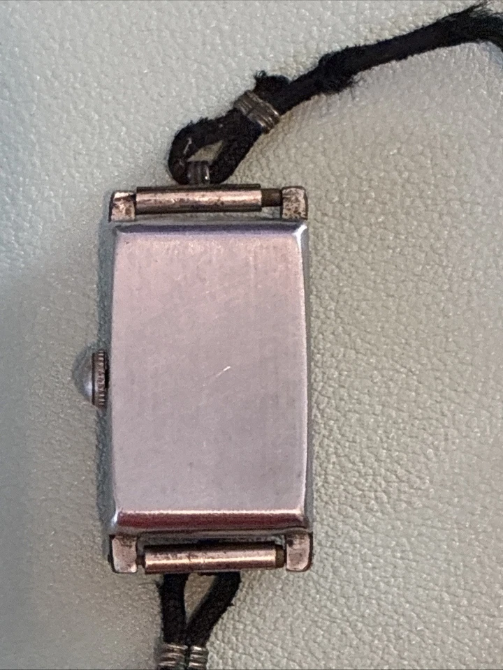 Relógio feminino Bulova Miss America 98 anos. Preenchido a ouro branco 14k. Aparência/leitura - Imagem 3 de 4