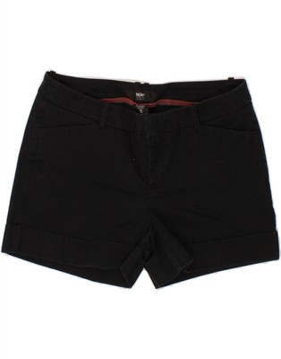 Mossimo Damen Stretch Hotpants US 6 Medium W32 schwarz Baumwolle AZ03