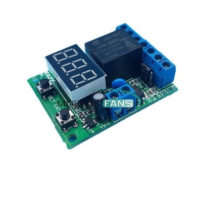 12V Digital LED Display Delay Timer Control Switch Relay Module Protection Board