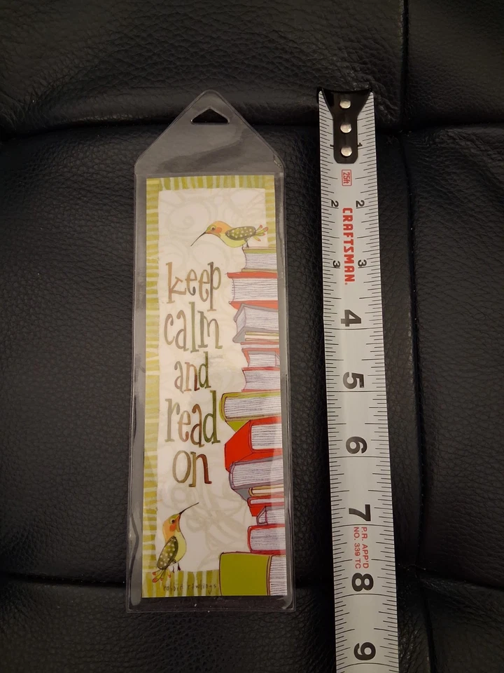 Leanin Tree BookMark Keep Calm and Read On, Excellent Condition, Made In USA - Image 4 of 4