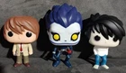 Funko Pop Animation: Death Note - Ryuk , Light And L Loose Pops OOB NO BOX