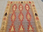 Amazing Hand Knotted Vintage Turkish Kilim Kilm Wool Area Rug 5.5 x 3.2 Ft — photo 4
