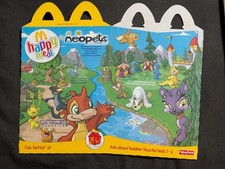Vintage Collectors Neopets McDonald's Happy meal box