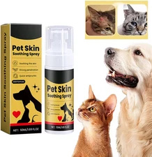 5pcs Pet Skin Treatment Spray for Dogs and Cats - Nature Soothing Solution 50ML
