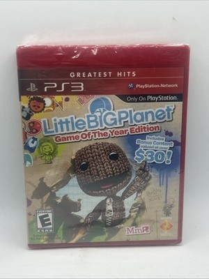 LittleBigPlanet Game of the Year Edition (Sony PlayStation 3, 2009) PS3 Sealed
