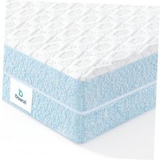 Crib Mattress Dual Sided Gel Memory Foam Toddler 52 x 27.5 x 4.5 inches