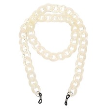 Eyeglass Chains for Women, Acrylic Eyeglass Holder Chains for Glass, Beige