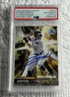 PSA 10 Konnor Griffin Signed 2024 Bowman Draft Plasma Power Card AUTO GRADE!