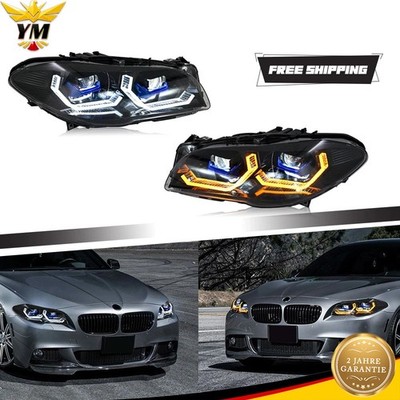 Full LED Headlights For BMW 5 Series F10 F11 2010-2013 Headlamp Headlamp Pair