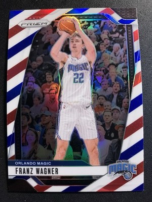2024-25 Panini Prizm - Red White & Blue Prizm #143 - Franz Wagner