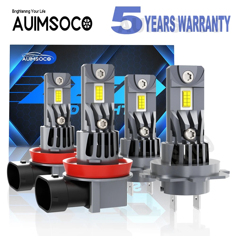 H11 H7 LED Headlight Super Bright Bulbs Kit 10000K White 330000LM High/Low Beam