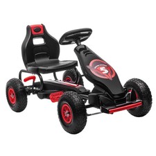 Aosom Kids Pedal Go Kart Ride-on Toy with Ergonomic Comfort, Pedal Car