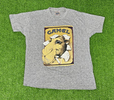 Vintage Camel T-Shirt XL 80s Joe Camel Cigarettes Single Stitch USA - EXCELLENT 