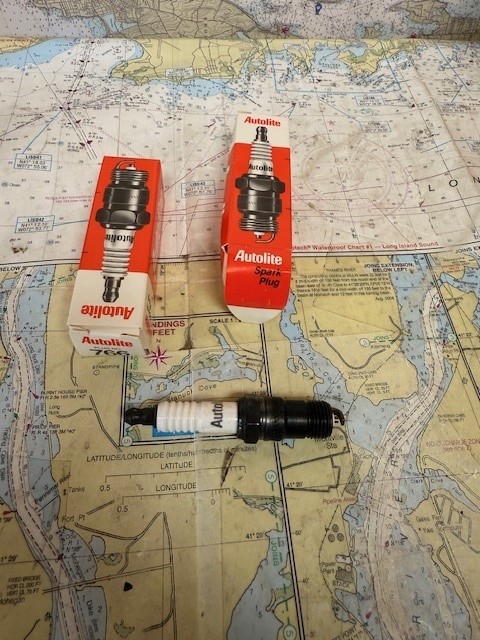 Autolite pack of 2 #766 Supressor Spark Plug.