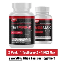 TestForm-X + NO2 Max (1 of each) -  Save 20% with Combo!